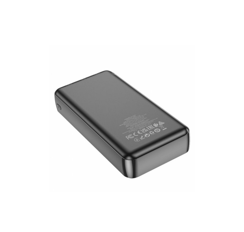 Зарядний Power Bank Hoco. J100A / Швидка зарядка 5 вольт 2.1 Ампера / 20000 mAh / Чорний