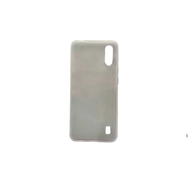 Силіконова накладка (бампер) для смартфона ZTE Blade A5 2020 / З принтом / Біла