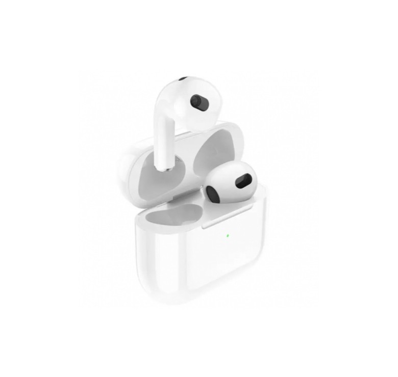 Bluetooth навушники HOCO EW20 / 4 години роботи / Стерео / Безконтактна зарядка / Білі