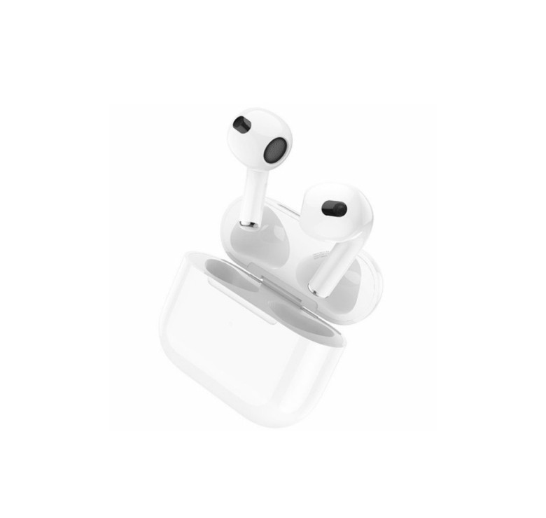 Bluetooth навушники HOCO EW20 / 4 години роботи / Стерео / Безконтактна зарядка / Білі
