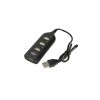 USB хаб Hi-Speed / USB 2.0 / 4 порта USB / 40 см. / Черный