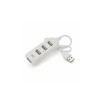 USB хаб Hi-Speed / USB 2.0 / 4 порти USB / 40 см. / Білий