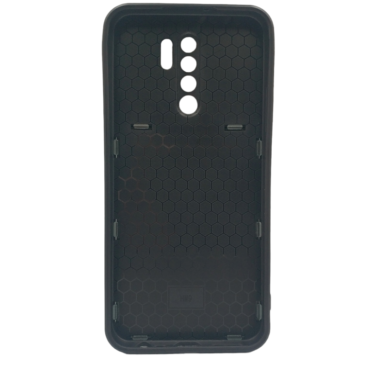 Накладка ударопрочная с держателем и защитой камеры для Xiaomi Redmi 9 / Синяя