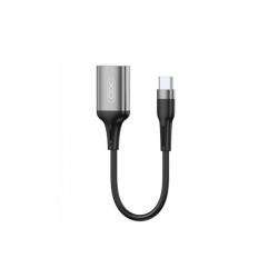 Type-C кабель OTG / XO-NB201 / USB 2.0 / Чорний