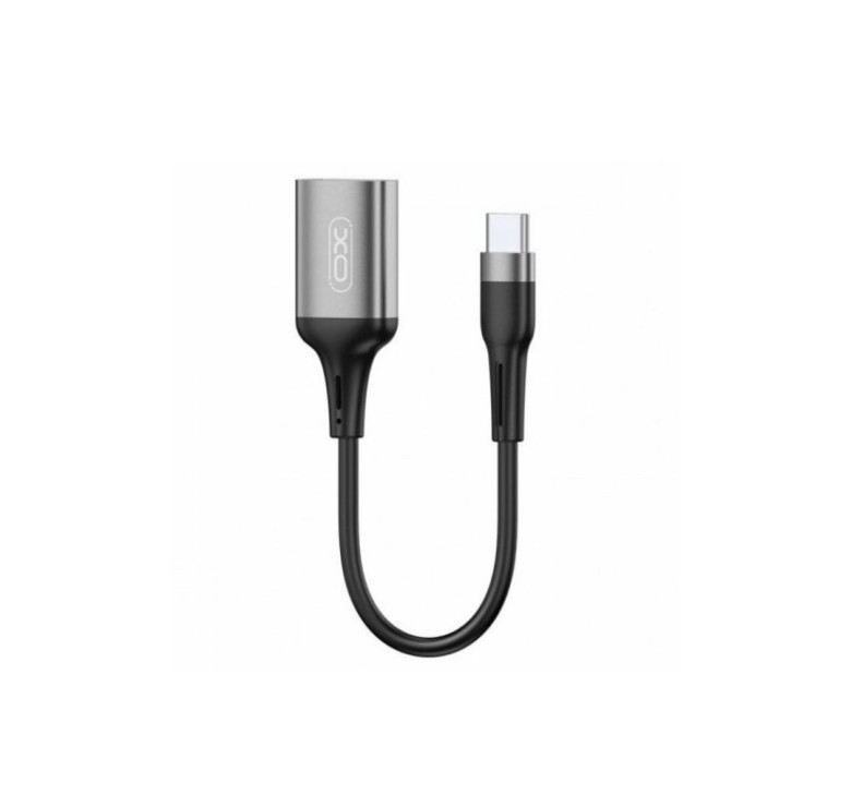 Type-C кабель OTG / XO-NB201 / USB 2.0 / Черный