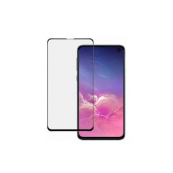 Закаленное защитное стекло Samsung Galaxy S10e / Черная рамка