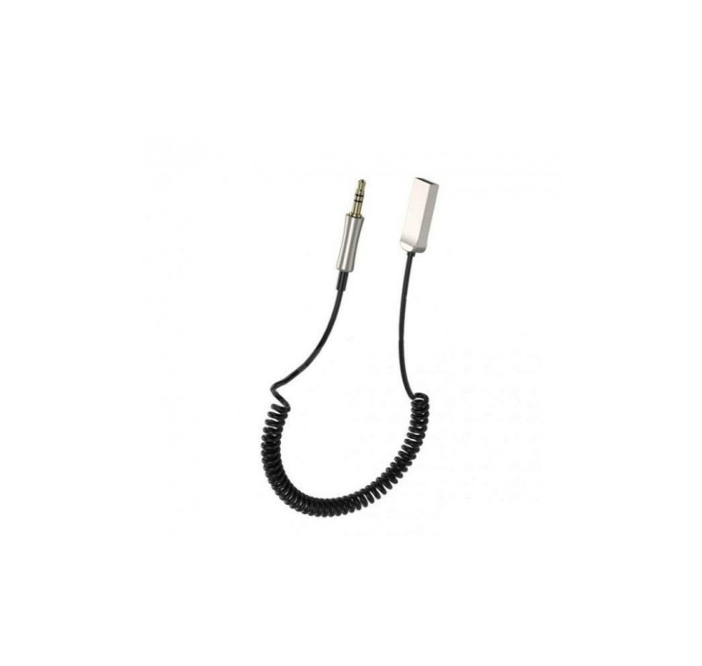 Bluetooth ресивер XO-NB-R202 / AUX аудио 3.5 mm. / 1 метр / Черно-Серый