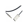 Bluetooth ресивер XO-NB-R202 / AUX аудио 3.5 mm. / 1 метр / Черно-Серый