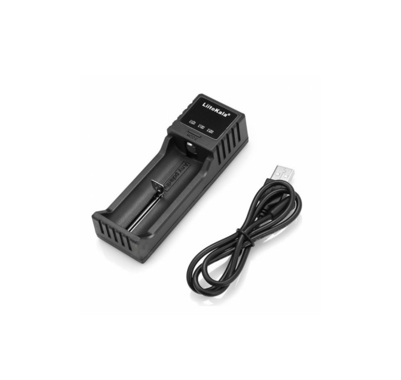 Зарядка LiitoKala Lii-S1 для аккумуляторов AA, AAA, 18650, 26650, 21700 и других / Черная