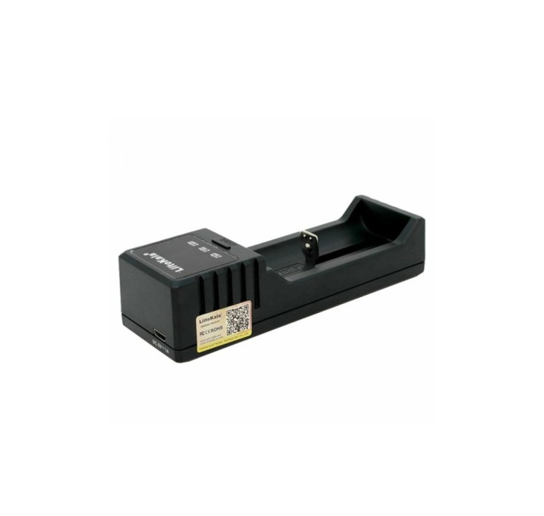 Зарядка LiitoKala Lii-S1 для аккумуляторов AA, AAA, 18650, 26650, 21700 и других / Черная