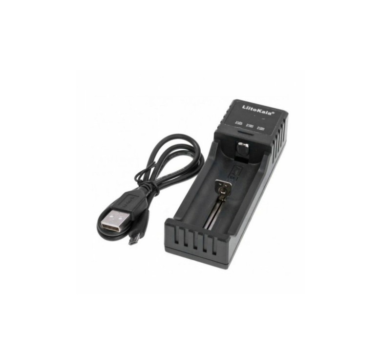 Зарядка LiitoKala Lii-S1 для аккумуляторов AA, AAA, 18650, 26650, 21700 и других / Черная
