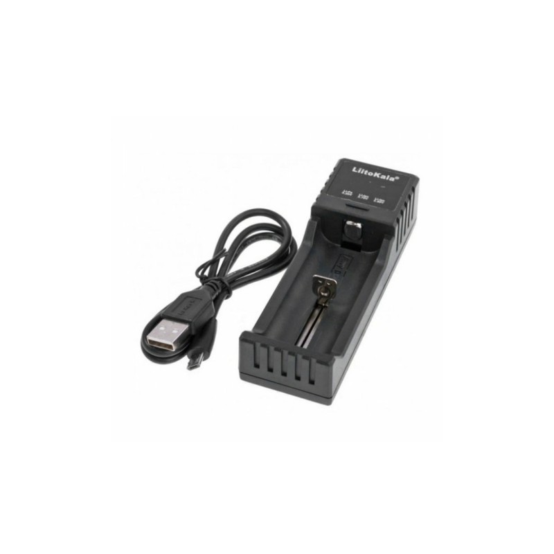 Заряджання LiitoKala Lii-S1 для акумуляторів AA, AAA, 18650, 26650, 21700 та інших / Чорна