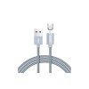 Магнитный кабель Hoco U40A / Type-C - USB / 3 Ампера / 100 см. / Серый