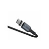 Магнітний кабель Remax RC-156a / Type-C - USB / 3 Ампера / 100 см. / Чорний