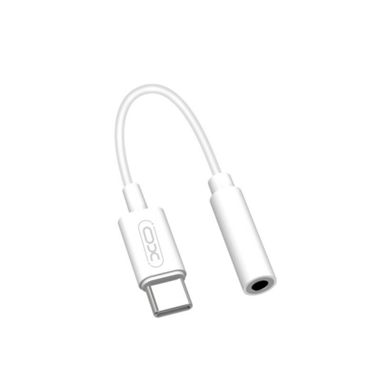 AUX перехідник кабель XO-NB-R161 із Type-c на аудіо mini-jack 3.5 mm.