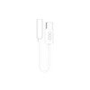 AUX переходник кабель XO-NB-R161 из Type-c на аудио mini-jack 3.5 mm. / Белый