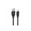 Кабель REMAX RC-138a / Type-C - USB / 2.4 ампер / 1 метр / Чорний