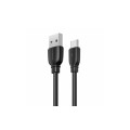 Кабель REMAX RC-138a / Type-C - USB / 2.4 ампер / 1 метр / Чорний