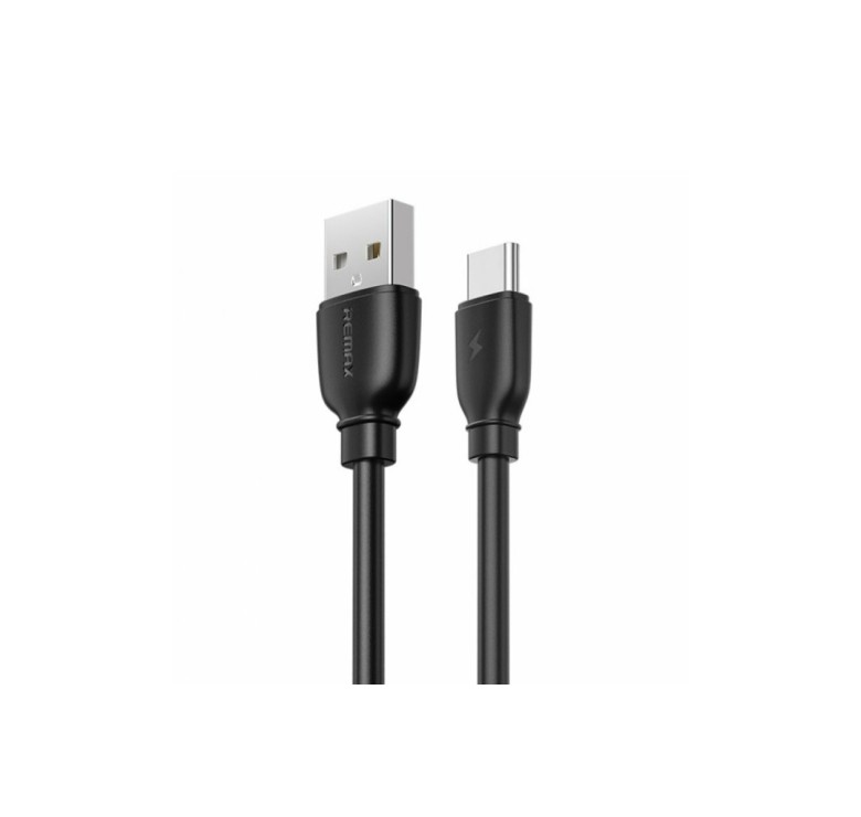 Кабель REMAX RC-138a / Type-C - USB / 2.4 ампер / 1 метр / Чорний