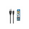 Кабель REMAX RC-138a / Type-C - USB / 2.4 ампер / 1 метр / Чорний