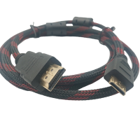 Кабель HDMI - Mini HDMI / V1.4 / 1.5 метра / Нейлоновый / Черный