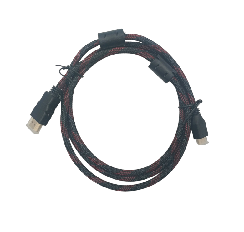 Кабель HDMI - Mini HDMI / V1.4 / 1.5 метра / Нейлоновый / Черный