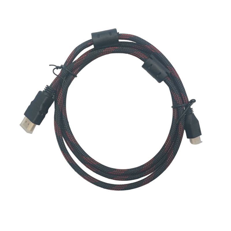 Кабель HDMI - Mini HDMI / V1.4 / 1.5 метра / Нейлоновий / Чорний