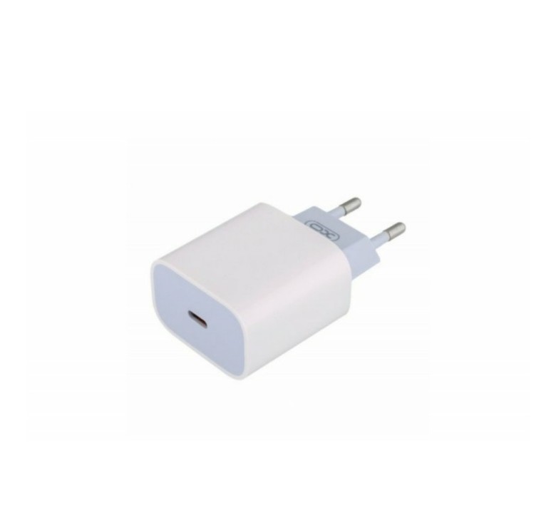 Блок питания XO-L77 / Быстрая зарядка Quick Charge 3.0 / 2.0 / Type-C PD20W / Белый