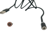 Магнитный кабель M3 Lightning - USB для Iphone / Круглый 360 Градусов / 100 см. / Черный