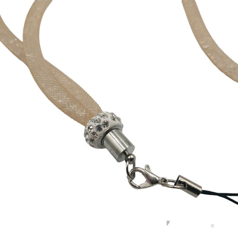 Шнурок на шию для телефону / Бежевий