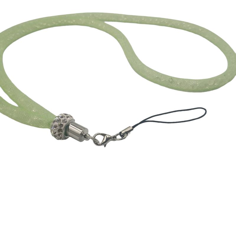 Шнурок на шею для телефона / Салатовый