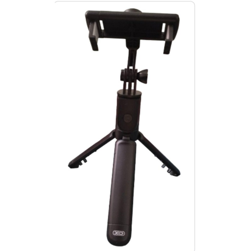 Тринога / Тримач для телефону / Селфі-палиця / Монопод XO-SS09 / Wireless Selfie Stick / Чорний
