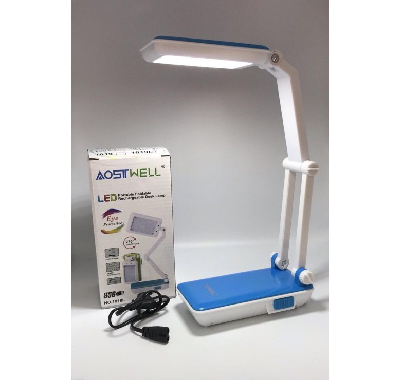 Настольная Led-лампа Lostwell №1018 L / Светодиодная фонарь-лампа / Синий