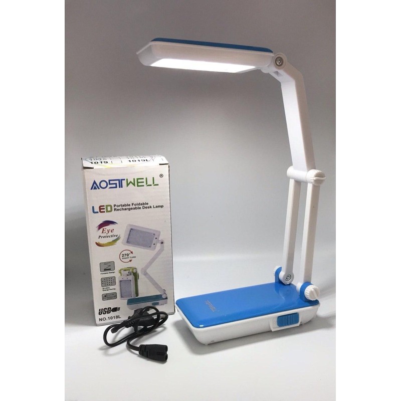 Настольная Led-лампа Lostwell №1018 L / Светодиодная фонарь-лампа / Синий