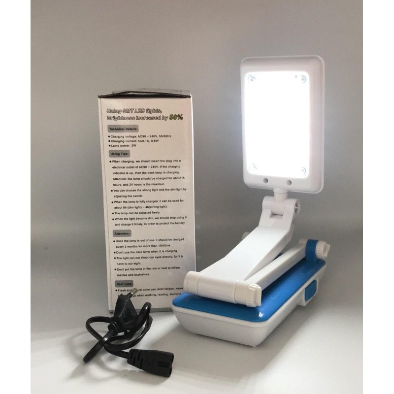 Настольная Led-лампа Lostwell №1018 L / Светодиодная фонарь-лампа / Синий