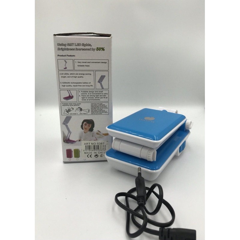 Настольная Led-лампа Lostwell №1018 L / Светодиодная фонарь-лампа / Синий