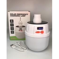 Кемпінговий ліхтар Solar Emergency Charging lamp / Підвісна лампа / Білий