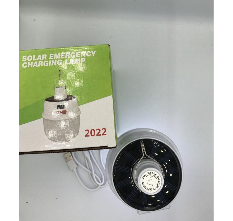 Кемпінговий ліхтар Solar Emergency Charging lamp / Підвісна лампа / Білий
