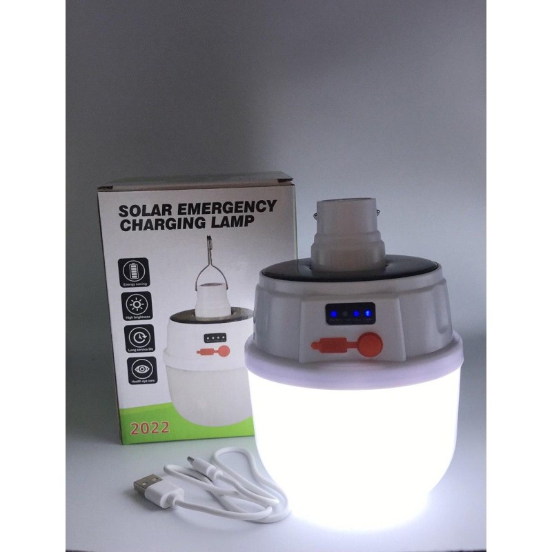 Кемпінговий ліхтар Solar Emergency Charging lamp / Підвісна лампа / Білий