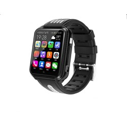 Часы смартфон на Android / GPS Wi-Fi 4G / 2 камеры / 1080 mAh / Черный