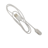 Магнитный USB кабель для смарт-часов TD31 на 4 коннектора (7 мм.) 80 см. Белый