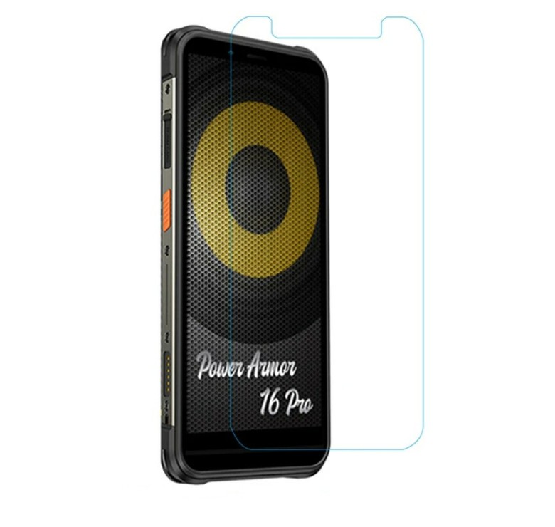 Закаленное защитное стекло на Ulefone Power Armor 16 Pro / Прозрачное