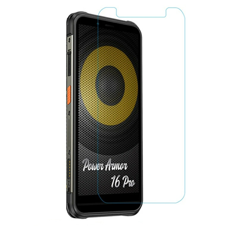 Закаленное защитное стекло на Ulefone Power Armor 16 Pro / Прозрачное