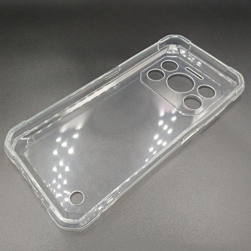 Силиконовый чехол (бампер) для смартфона Oukitel lllF150 Air 1 Ultra Plus / Прозрачный