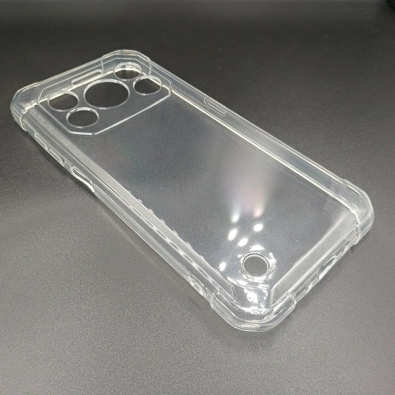Силиконовый чехол (бампер) для смартфона Oukitel lllF150 Air 1 Ultra Plus / Прозрачный