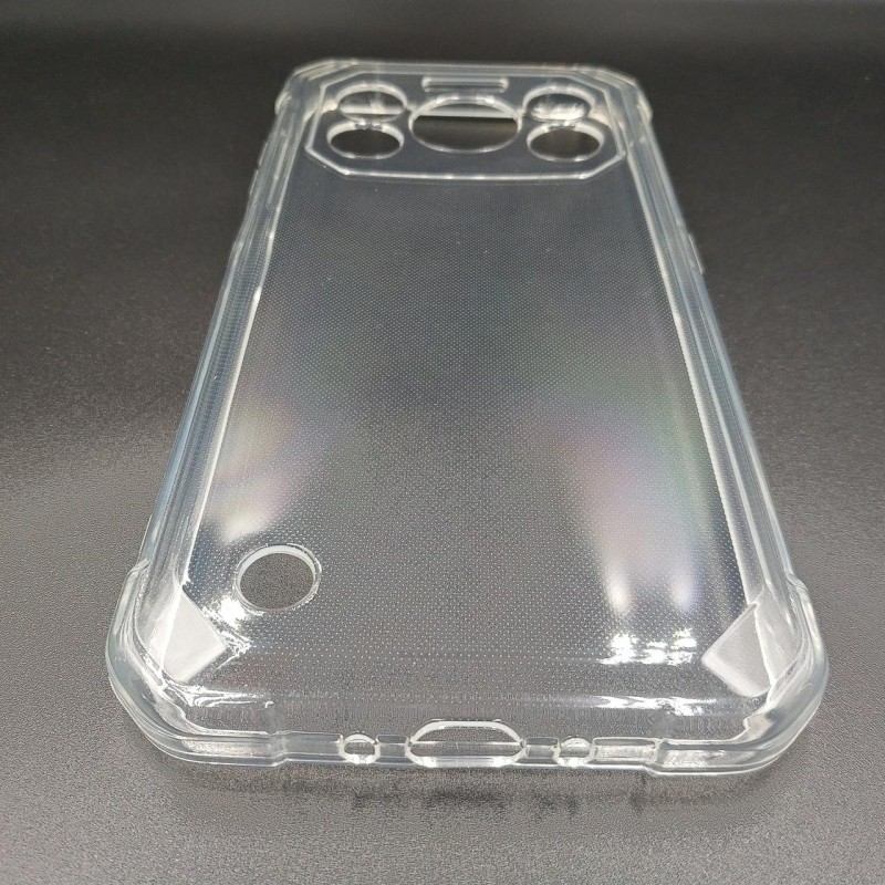 Силиконовый чехол (бампер) для смартфона Oukitel lllF150 Air 1 Ultra Plus / Прозрачный