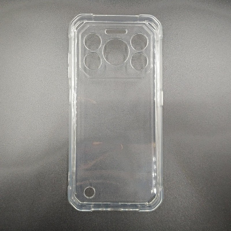 Силиконовый чехол (бампер) для смартфона Oukitel lllF150 Air 1 Ultra Plus / Прозрачный