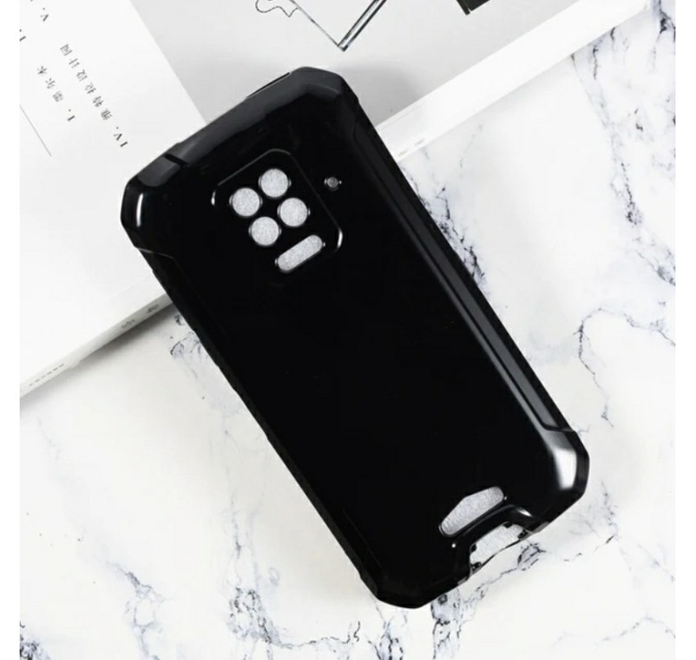 Силиконовый чехол (бампер) для смартфона Doogee S59 Pro / Черный