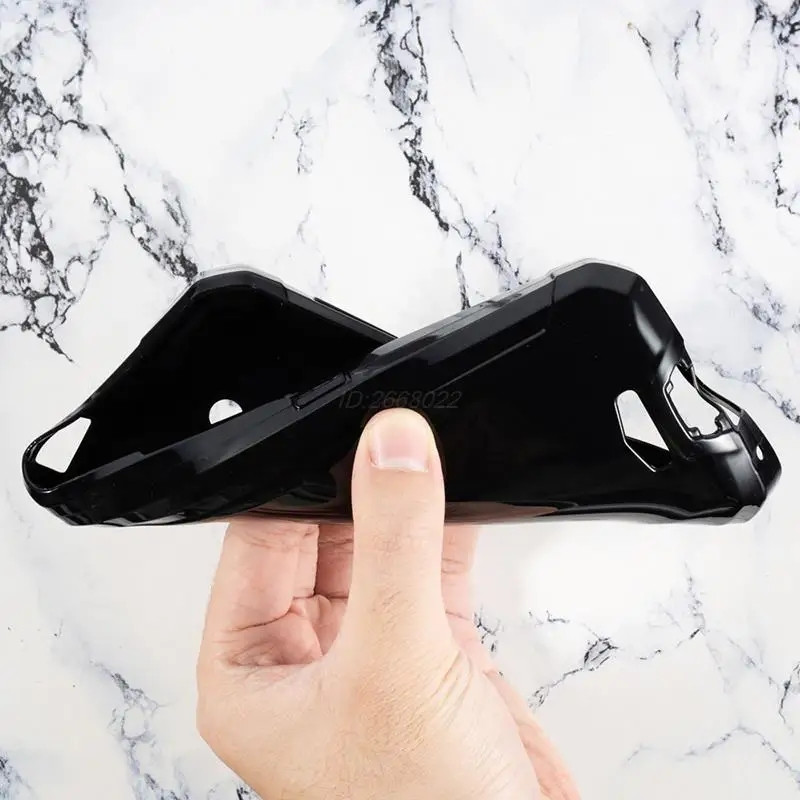 Силиконовый чехол (бампер) для смартфона Doogee S59 Pro / Черный