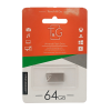 Флеш накопитель USB на 64 гб / скорость 2.0 "T&G" / Серебристый